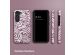 Selencia Vivid Back Cover für das Samsung Galaxy S23 - Trippy Swirl Dark Rose
