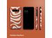 Selencia Vivid Back Cover für das Samsung Galaxy S10 - Dream Swirl Orange