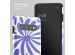 Selencia Vivid Back Cover für das Samsung Galaxy S10 - Modern Bloom Sapphire Blue