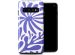 Selencia Vivid Back Cover für das Samsung Galaxy S10 - Modern Bloom Sapphire Blue