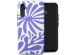 Selencia Vivid Back Cover für das Samsung Galaxy A34 (5G) - Modern Bloom Sapphire Blue