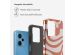 Selencia Vivid Back Cover für das Xiaomi Redmi Note 12 Pro - Dream Swirl Orange