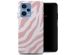 Selencia Vivid Back Cover für das Xiaomi Redmi Note 12 Pro - Colorful Zebra Old Pink