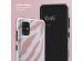 Selencia Vivid Back Cover für das Samsung Galaxy A51 - Colorful Zebra Old Pink