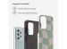 Selencia Vivid Back Cover für das Samsung Galaxy A33 - Groovy Sage Green