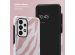 Selencia Vivid Back Cover für das Samsung Galaxy A33 - Colorful Zebra Old Pink