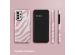 Selencia Vivid Back Cover für das Samsung Galaxy A33 - Colorful Zebra Old Pink