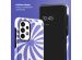 Selencia Vivid Back Cover für das Samsung Galaxy A33 - Modern Bloom Sapphire Blue