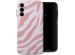 Selencia Vivid Back Cover für das Samsung Galaxy A14 (5G/4G) - Colorful Zebra Old Pink