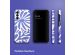 Selencia Vivid Back Cover für das Samsung Galaxy A14 (5G/4G) - Modern Bloom Sapphire Blue