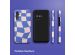 Selencia Vivid Back Cover für das Samsung Galaxy A34 (5G) - Groovy Sapphire Blue