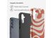 Selencia Vivid Back Cover für das Samsung Galaxy A34 (5G) - Dream Swirl Orange