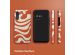 Selencia Vivid Back Cover für das Samsung Galaxy A34 (5G) - Dream Swirl Orange