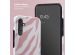 Selencia Vivid Back Cover für das Samsung Galaxy A34 (5G) - Colorful Zebra Old Pink