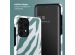 Selencia Vivid Back Cover für das Samsung Galaxy A52(s) (5G/4G) - Colorful Zebra Pine Blue