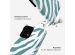 Selencia Vivid Back Cover für das Samsung Galaxy A52(s) (5G/4G) - Colorful Zebra Pine Blue