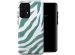 Selencia Vivid Back Cover für das Samsung Galaxy A52(s) (5G/4G) - Colorful Zebra Pine Blue