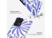 Selencia Vivid Back Cover für das Samsung Galaxy A52(s) (5G/4G) - Modern Bloom Sapphire Blue