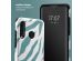 Selencia Vivid Back Cover für das Huawei P30 Lite - Colorful Zebra Pine Blue