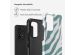Selencia Vivid Back Cover für das Samsung Galaxy A53 - Colorful Zebra Pine Blue