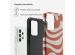 Selencia Vivid Back Cover für das Samsung Galaxy A52(s) (5G/4G) - Dream Swirl Orange