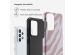 Selencia Vivid Back Cover für das Samsung Galaxy A52(s) (5G/4G) - Colorful Zebra Old Pink