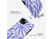 Selencia Vivid Back Cover für das iPhone 15  - Modern Bloom Sapphire Blue