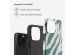 Selencia Vivid Back Cover für das iPhone 15 Pro Max - Colorful Zebra Pine Blue