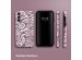 Selencia Vivid Back Cover für das Samsung Galaxy A15 (5G/4G) - Trippy Swirl Dark Rose