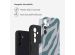 Selencia Vivid Back Cover für das Samsung Galaxy A15 (5G/4G) - Colorful Zebra Pine Blue