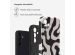 Selencia Vivid Back Cover für das Samsung Galaxy A15 (5G/4G) - Art Wave Black