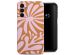 Selencia Vivid Back Cover für das Samsung Galaxy A15 (5G/4G) - Modern Bloom Pink