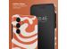 Selencia Vivid Back Cover für das Samsung Galaxy A35 - Dream Swirl Orange