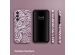 Selencia Vivid Back Cover für das Samsung Galaxy A35 - Trippy Swirl Dark Rose