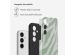 Selencia Vivid Back Cover für das Samsung Galaxy A35 - Colorful Zebra Sage Green