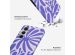 Selencia Vivid Back Cover für das Samsung Galaxy A55 - Modern Bloom Sapphire Blue