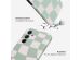 Selencia Vivid Back Cover für das Samsung Galaxy A35 - Groovy Sage Green