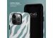 Selencia Vivid Back Cover für das iPhone 14 Pro Max - Colorful Zebra Pine Blue