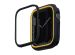 Uniq Moduo Apple Watch Hülle mit austauschbarem Rahmen für die Apple Watch 4-9 / SE - 44/45 mm - Midnight (Black/Mustard)