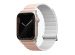 Uniq Revix Premium Edition doppelseitiges Armband für die Apple Watch 1-9 / SE / Ultra (2) – 42/44/45/49 mm – Blush Pink / White