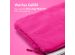 imoshion Fluffy Laptop Hülle 13-14 Zoll - Laptop Sleeve - Hot Pink