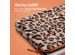 imoshion Fluffy Laptop Hülle 13-14 Zoll - Laptop Sleeve - Leopard Orange