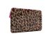 imoshion Fluffy Laptop Hülle 13-14 Zoll - Laptop Sleeve - Leopard Pink