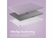 imoshion Teddy Hard Cover für das MacBook Air 13 Zoll (2022) / Air 13 Zoll (2024) M3 chip - A2681 / A3113 - Lavender Lilac