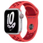 Apple Nike Sport Band für das Apple Watch Series 1-9 / SE - 38/40/41 mm / Series 10 - 42 mm - Bright Crimson / Gym Red