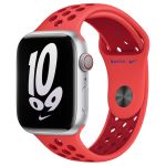 Apple Nike Sport Band für das Apple Watch Series 1-9 / SE / Ultra (2) - 42/44/45/49 mm - Bright Crimson / Gym Red