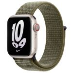 Apple Sport Loop Armband für das Apple Watch Series 1-9 / SE - 38/40/41 mm / Series 10 - 42 mm - Sequoia / Pure Platinum