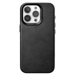 Woodcessories Bio Leather Case MagSafe für das iPhone 15 Pro Max - Schwarz