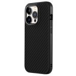 RhinoShield SolidSuit Backcover für das iPhone 14 Pro - Carbon Fiber / Black