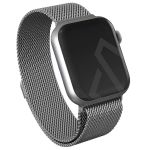 Burga Mailändische armband für das Apple Watch Series 1-10 / SE / Ultra (2) - 42/44/45/46/49 mm - Silber